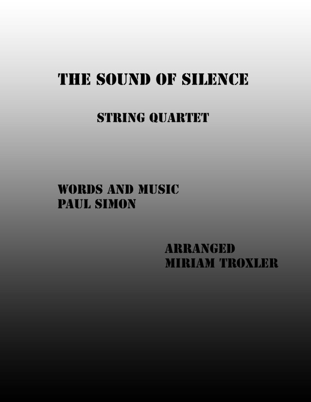 Sound of Silence Cover String Quartet